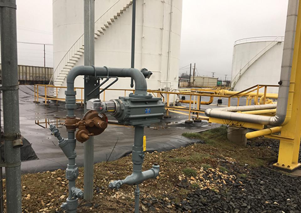 Fueling tanks and pipes.